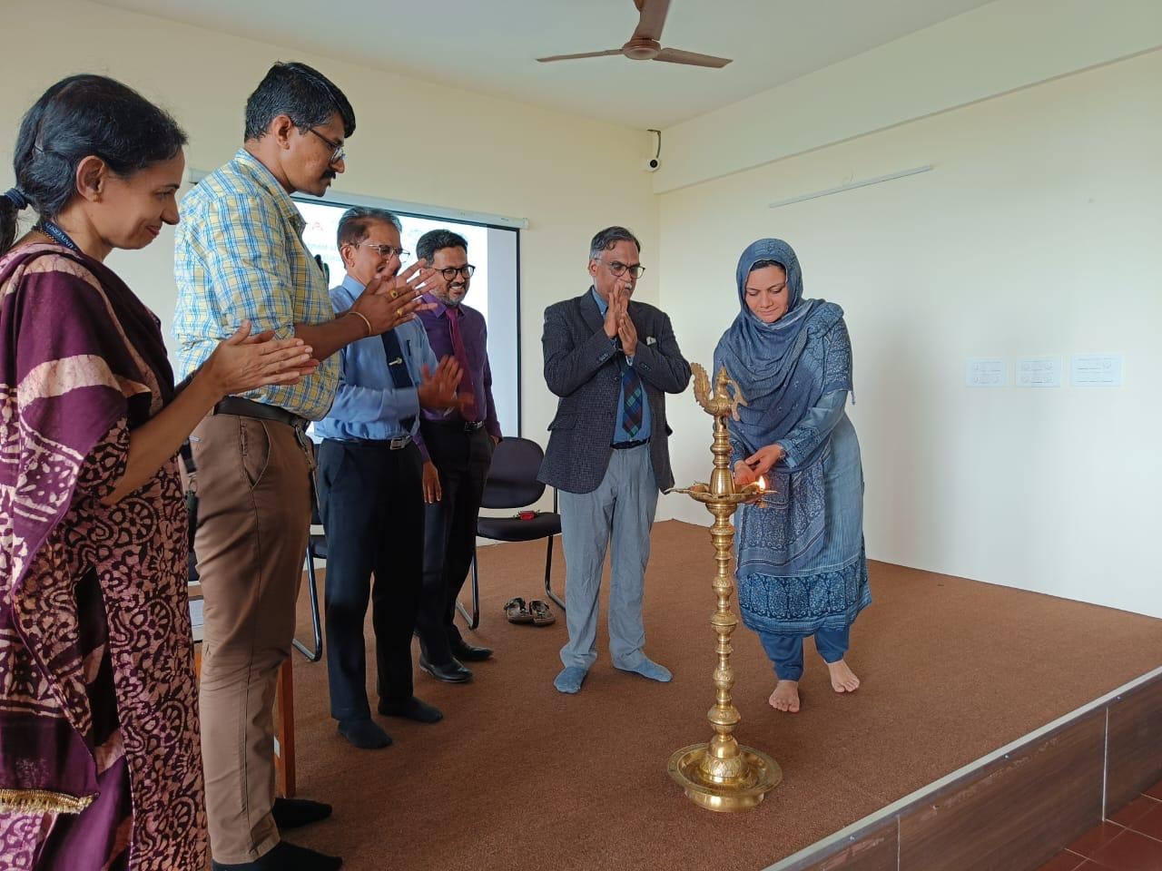 Dr. Mariam Anjum — Inauguration Lamp Lighting — Yenepoya University